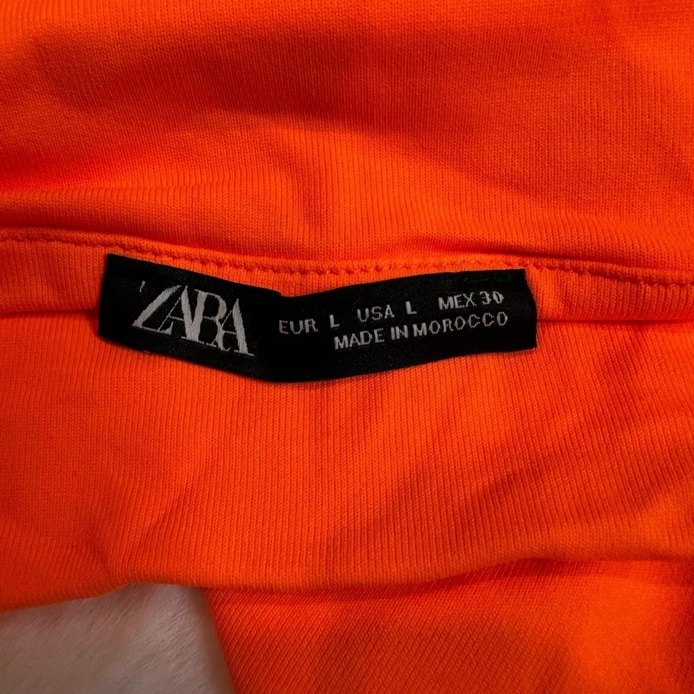 Vibrant Orange woman’s One Piece bodysuit - Picture 3 of 3